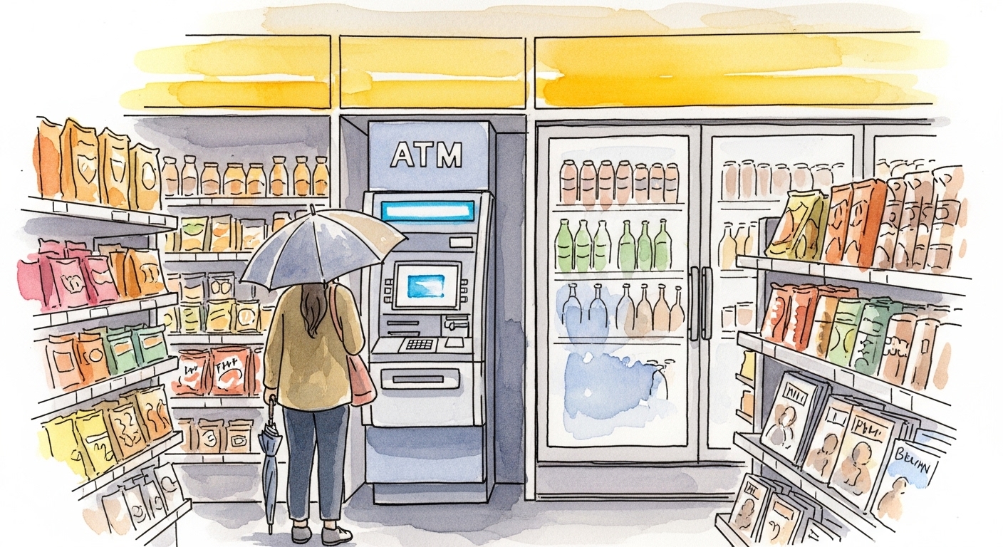 コンビニATMは何時から？についてまとめます