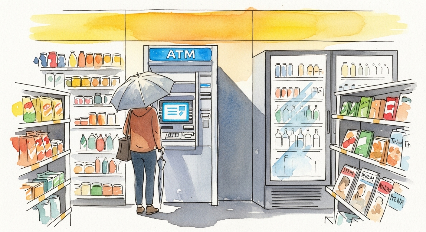 ローソンのATMは何時からスムーズに使える？