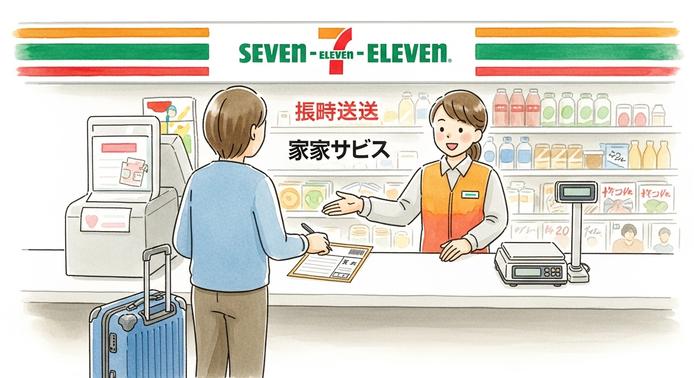 コンビニでの荷物の送り方、セブンイレブンについてまとめます
