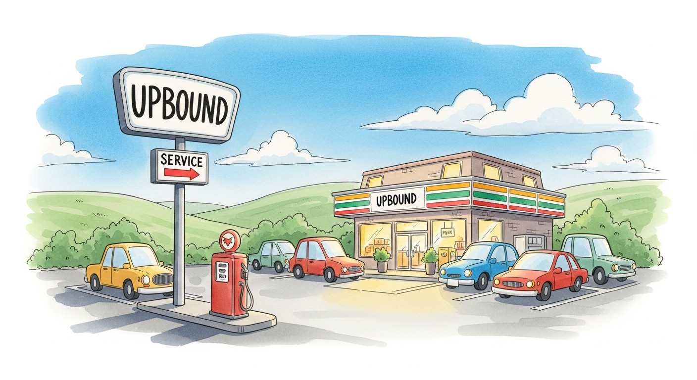 ミニストップのコンビニのある上りサービスエリアを楽しむ