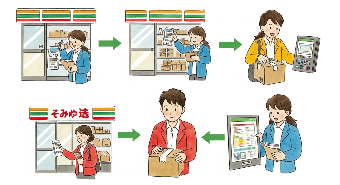 ファミマで荷物を送る料金を活かした送り方