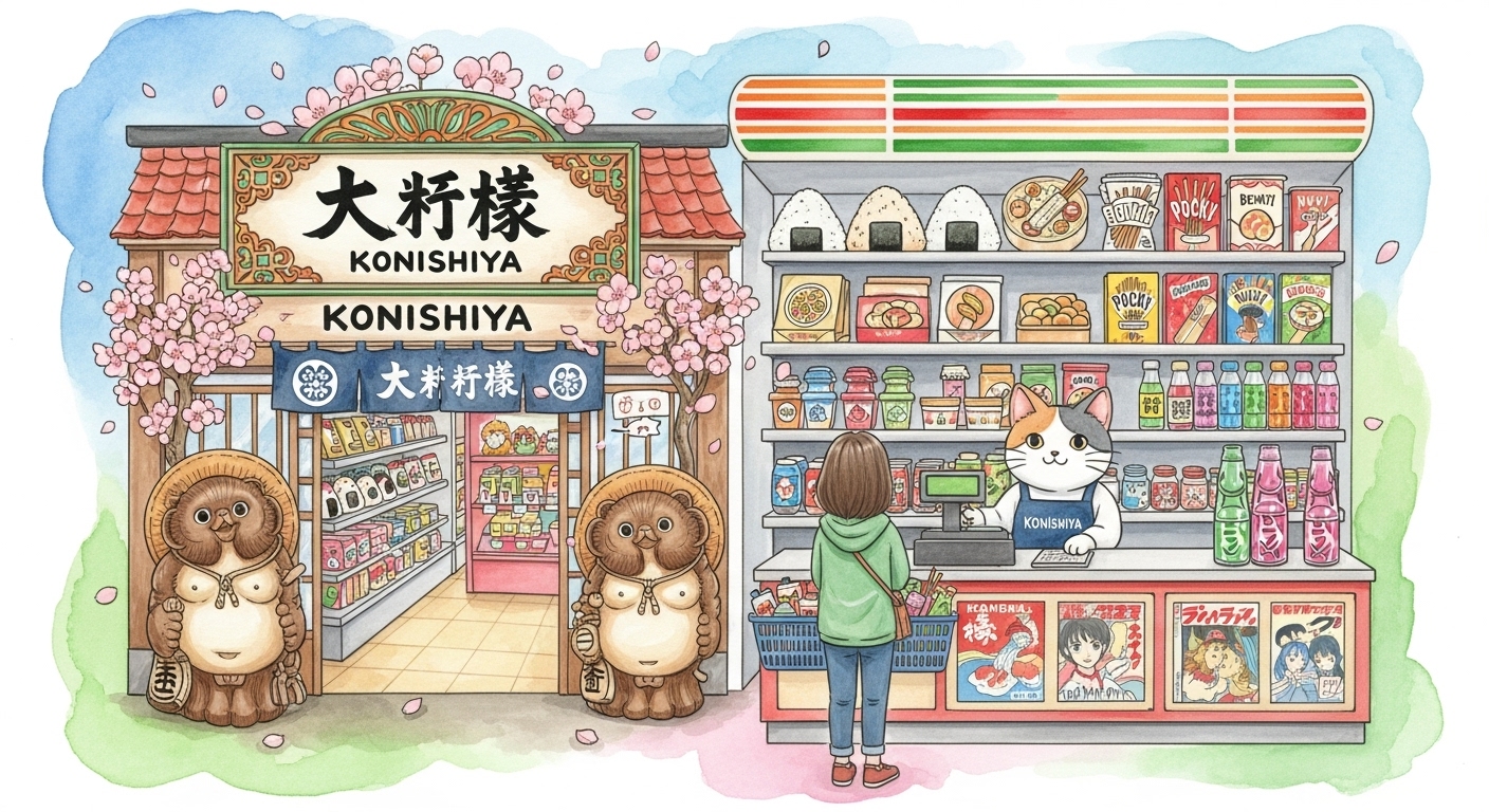 コンビニエンスストア小西屋についてまとめます