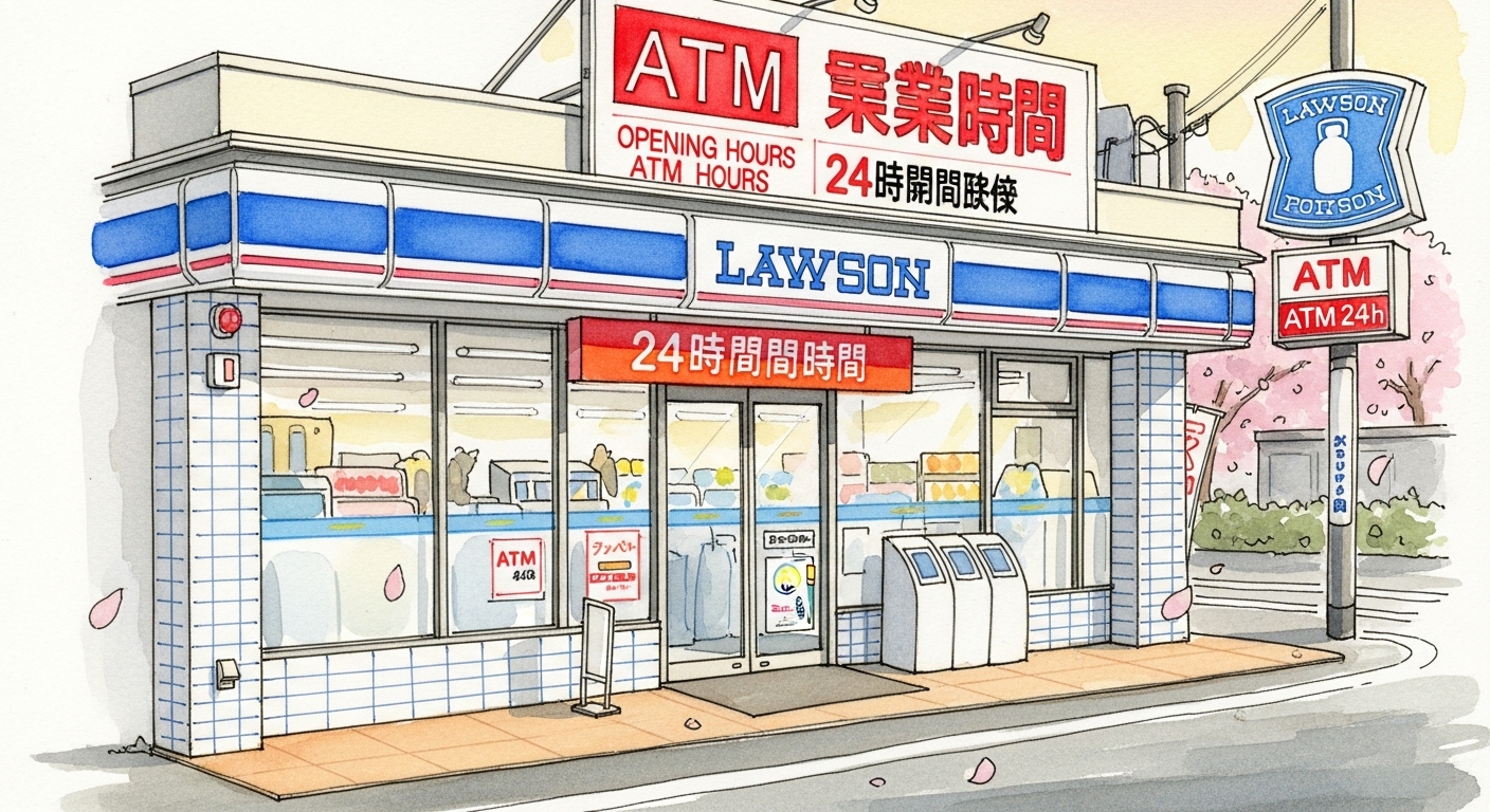 ローソンATMで使えない時間を避けてJAバンク取引を効率化する