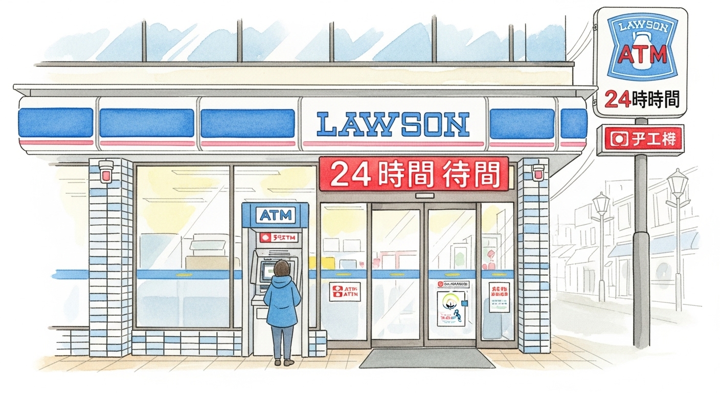 日曜日にローソンATMでJAバンクを活用するコツと注意点