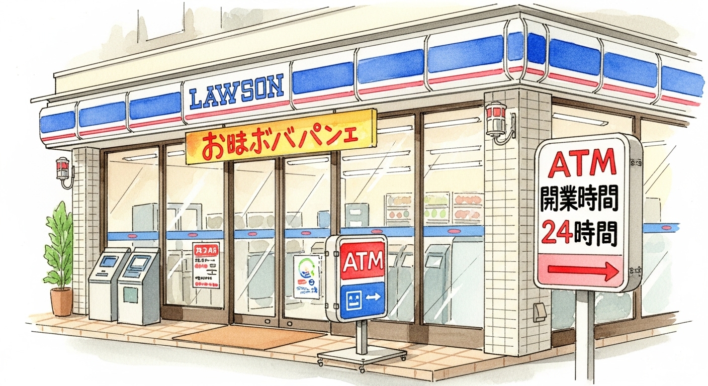 ローソンATMで使えない時間を避けてJAバンク取引を効率化する