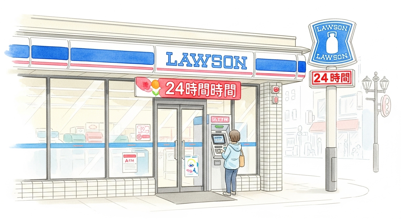 ローソンATMの基本利用時間をチェックしてスムーズに取引を楽しむ