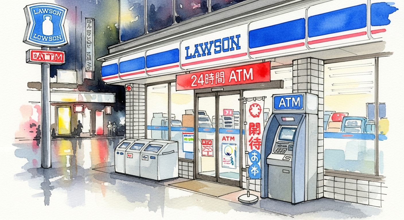 ローソンATMの24時間対応を活かしたJA口座の日常使い方