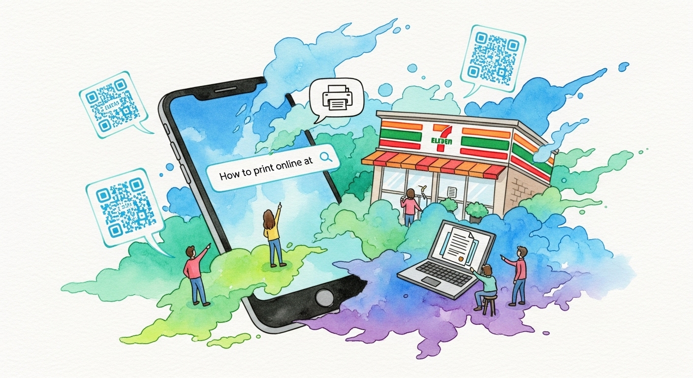 セブンイレブンのネットプリントをスマホで使いこなす！やり方をマスターするまとめ